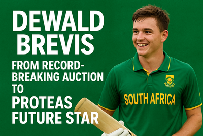 Dewald Brevis: From Record-Breaking Auction to Proteas Future Star